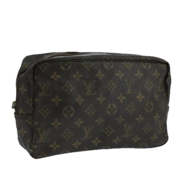 LOUIS VUITTON Monogram Trousse Toilette 28 Clutch Bag M47522 LV Auth bs20606 - Picture 1 of 16